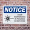 Signmission Radiation & Laser Sign, 7 in H x 10 in W, Plastic, Rectangle OS-2PACK-NS-P-710-L-15880 - alternate 8